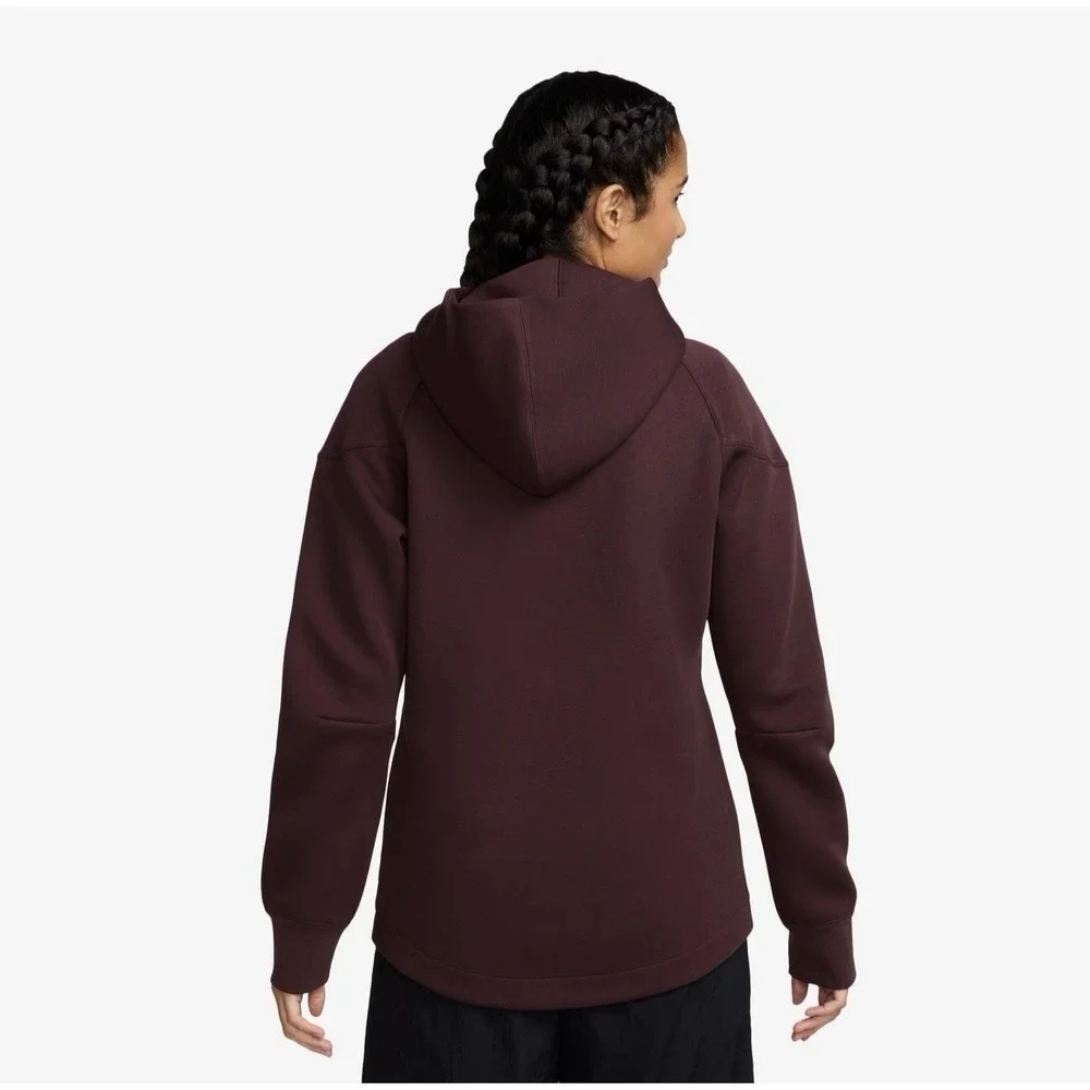 Nike Womens Small Sportswear Tech Fleece Windrunner Full-Zip‎ Hoodie Jacket $135